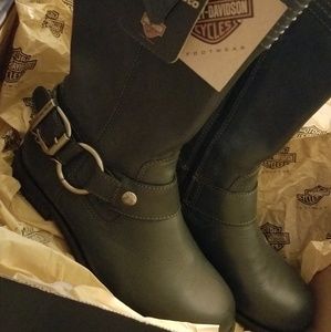 ☆Women's Harley Davidson Genuine Leather Boots☆